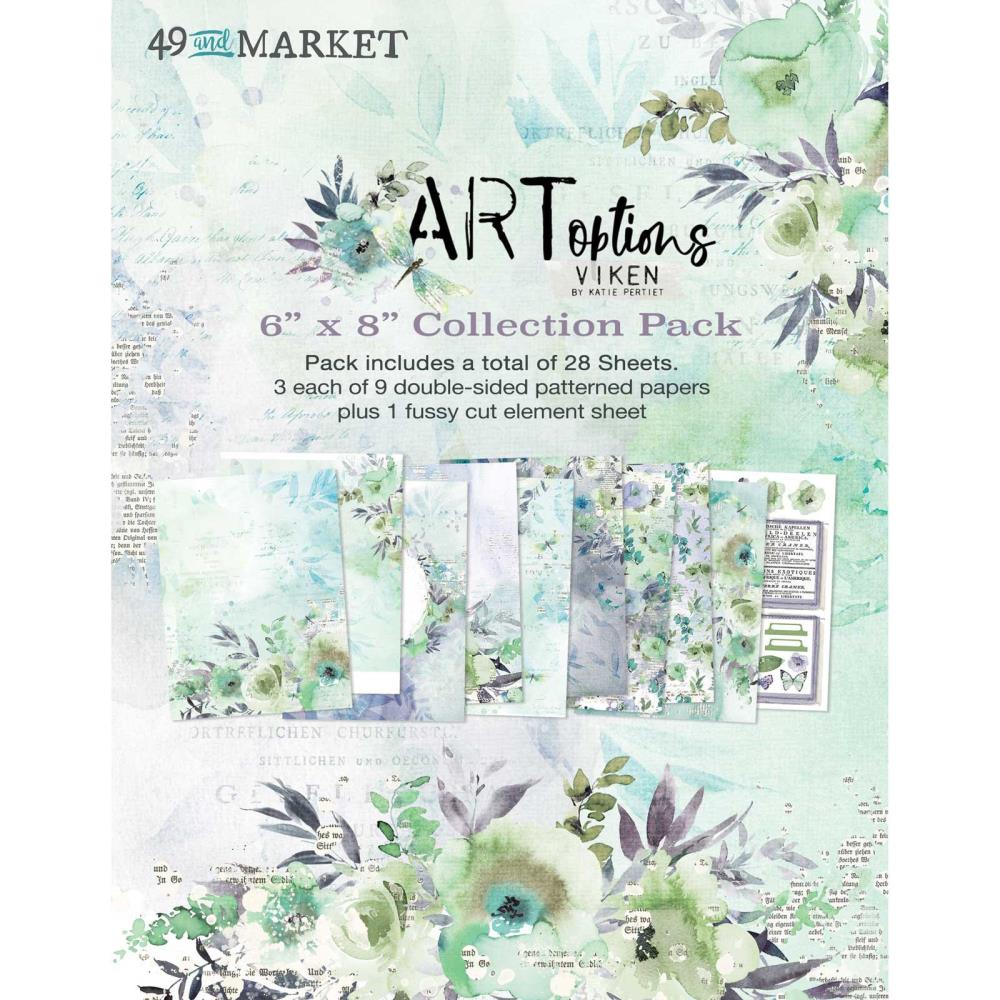 49 and Market -  Art Options - Viken 6 x 8 Collection Pad - Scrap Of Your Life 
