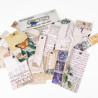 49 and Market -  Curators Botanical Tag Set - Scrap Of Your Life 