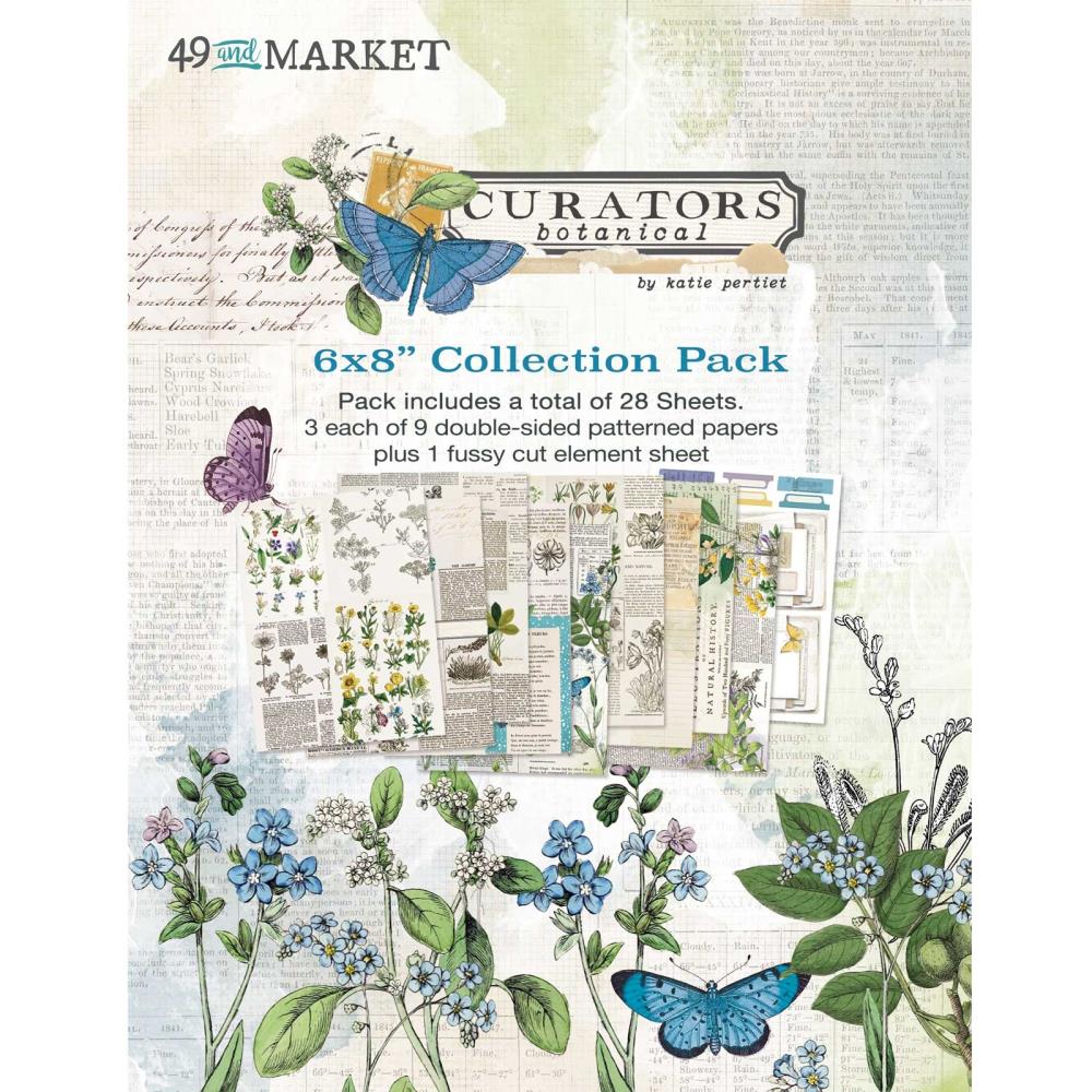 49 and Market -  Curators Botanical 6 x 8 inch Collection Pack - Scrap Of Your Life 
