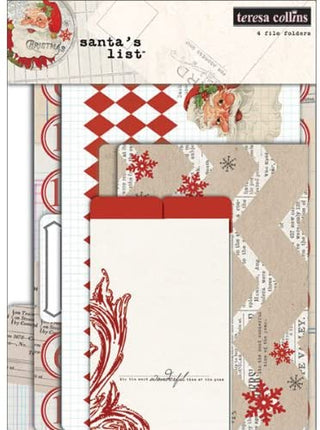 Teresa Collins Santa's List - Folders - Scrap Of Your Life 