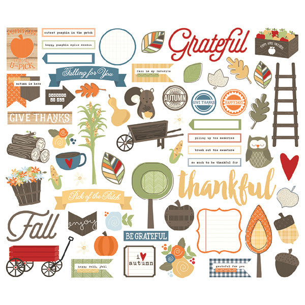 Simple Stories Hello Fall Bits n Pieces - Scrap Of Your Life 
