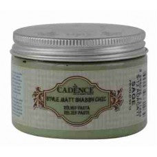 Cadence Shabby Chic Relief Paste 150ml Sage S12 - Scrap Of Your Life 