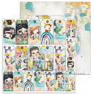 AB Studios - Shine Your Light - 12 x 12 Scrapbooking Paper - Fairy & Friends - Scrap Of Your Life 