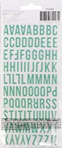 American Crafts - Memory Planner Collection - Puffy Alphabet Stickers - Scrap Of Your Life 