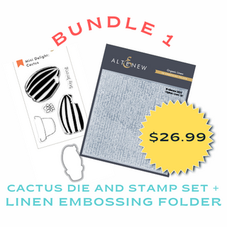 Altenew - Mini Delight = Stamp & Die Bundle - Cactus - Scrap Of Your Life 