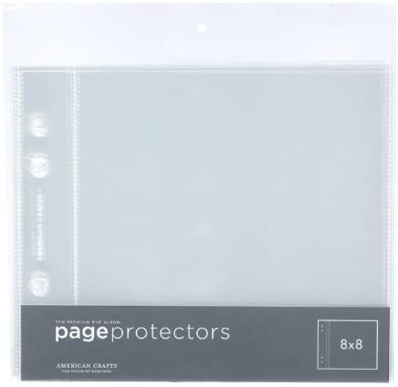 American Crafts - Page Protectors 8"x8" - Scrap Of Your Life 