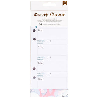 American Crafts - Memory Planner Collection - Goal Planning Inserts - Scrap Of Your Life 