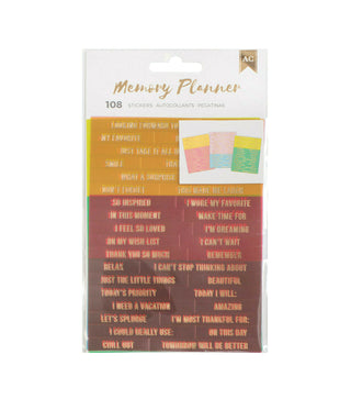 American Crafts - Memory Planner Collection - Word Jumble Stickers - Scrap Of Your Life 