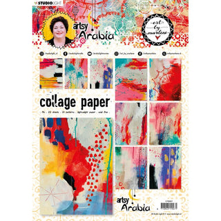 Studio Light - Art By Marlene 5.0 Artsy Arabia - Collage Paper A4 20 - Scrap Of Your Life 