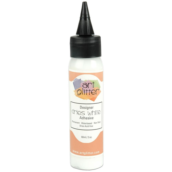 Art Institute Glitter Designer Dries White Adhesive 4oz/118ml - Scrap Of Your Life 