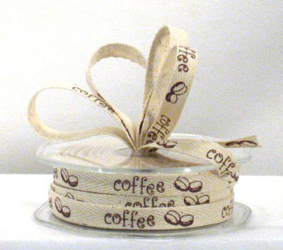 Barama Ribbon - Cotton Tape with Coffe - Natural and Brown - Scrap Of Your Life 