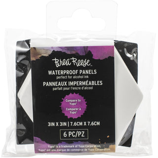 Brea Reese Waterproof Panels White Hexagon 3" x 3" - Scrap Of Your Life 