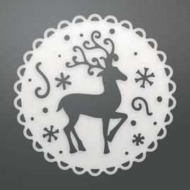 Couture Creations - Intricutz Dies - Reindeer Medallion Metal Die - Scrap Of Your Life 