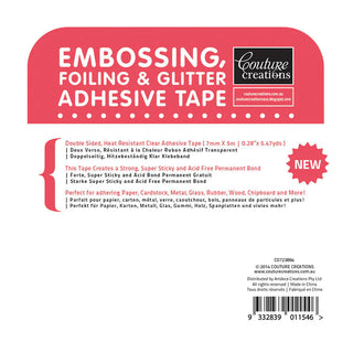 Couture Creations - Embossing, Foil and Glitter Tape 7mm-x-5m - Scrap Of Your Life 