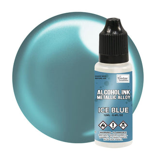 Couture Creations - Alcohol Ink - Metallic Ice Blue - Scrap Of Your Life 