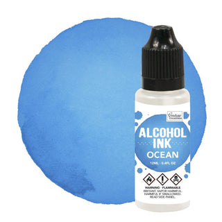 Couture Creations - Alcohol Ink - Sail Boat Blue / Ocean - Scrap Of Your Life 