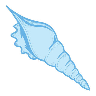 Couture Creations - Seaside Girl - Conical Seashell Mini Stamp and Die Set - Scrap Of Your Life 