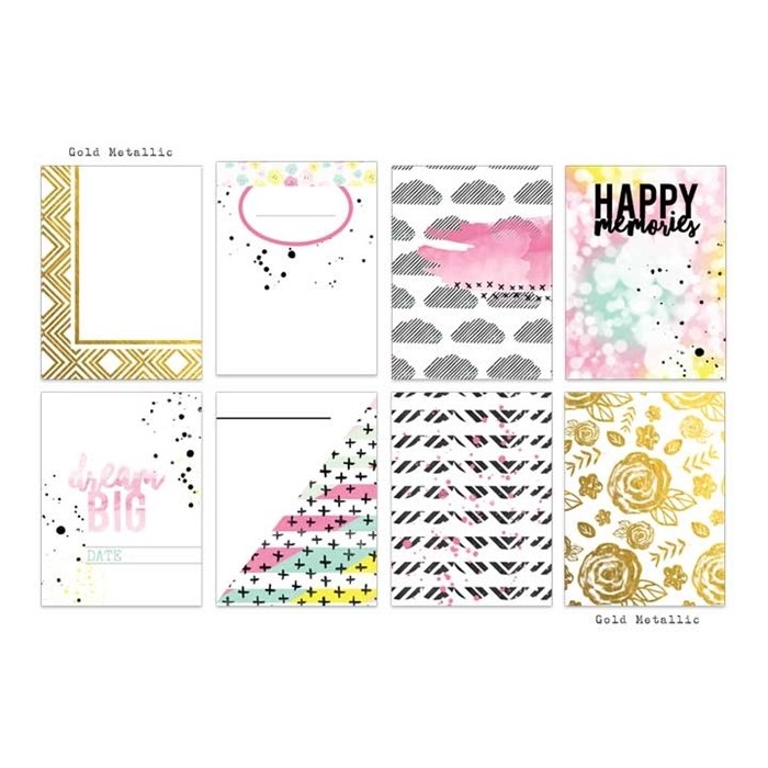 Pretty Little Studio - Dream Big Collection - 3 x 4 Pocket Cards - Scrap Of Your Life 