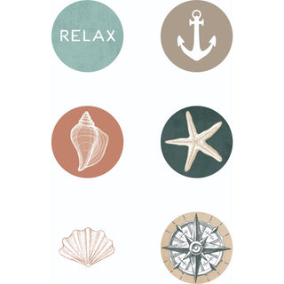 Kaisercraft Unchartered Waters Curios Flair Badges - Scrap Of Your Life 