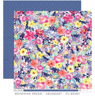 Cocoa Vanilla Studio - Bohemian Dream 12 x 12 Paper  - Abundant - Scrap Of Your Life 