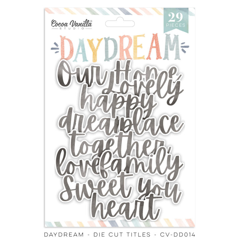 Cocoa Vanilla Studio - Daydream Collection - Die Cuts - Scrap Of Your Life 