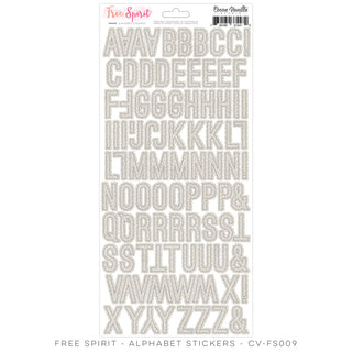 Cocoa Vanilla Studio - Free Spirit - Alphabet Stickers - Scrap Of Your Life 