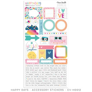 Cocoa Vanilla Happy Days - Accessory Stickers - Scrap Of Your Life 