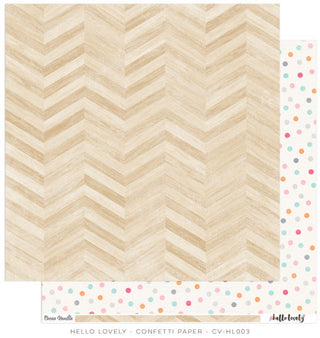 Cocoa Vanilla Studio 12 x 12 Hello Lovely Collection - Scrap Of Your Life 
