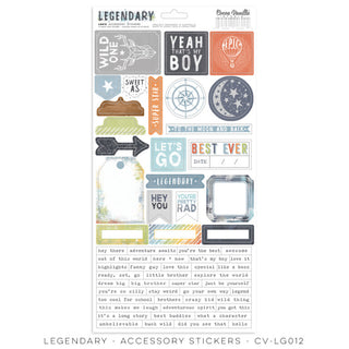 Cocoa Vanilla Studio - Legendary - Accessory Stickers - Scrap Of Your Life 