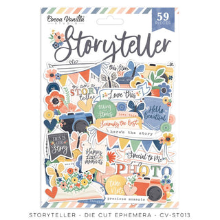 Cocoa Vanilla - Diecut Ephemera - Storyteller - Scrap Of Your Life 