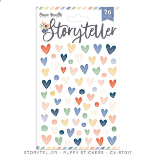 Cocoa Vanilla - Puffy Stickers  - Storyteller - Scrap Of Your Life 