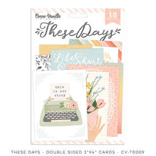 Cocoa Vanilla - These Days Collection - Pocket Cards - Scrap Of Your Life 