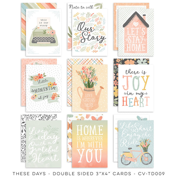 Cocoa Vanilla - These Days Collection - Pocket Cards - Scrap Of Your Life 