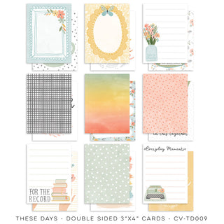 Cocoa Vanilla - These Days Collection - Pocket Cards - Scrap Of Your Life 