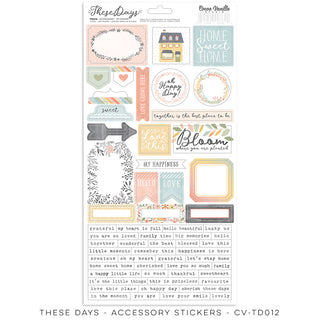 Cocoa Vanilla - These Days Collection - Accessory Sticker - Scrap Of Your Life 