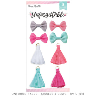 Cocoa Vanilla Studio - Unforgettable - Tassels & Bows - Scrap Of Your Life 