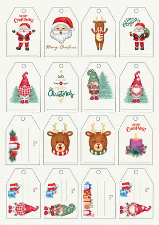 Printable - Christmas Tags - Scrap Of Your Life 