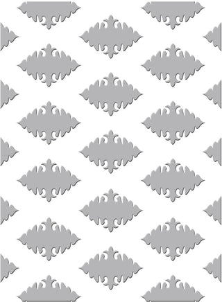 Couture Creations - Embossing Folder - Ornate Diamonds - Scrap Of Your Life 