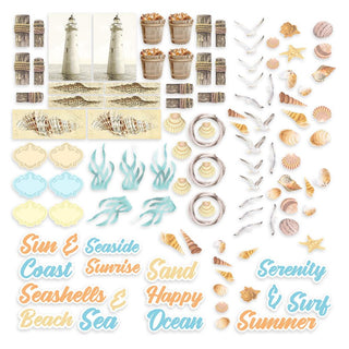 Couture Creations - Seaside Girl - Diecut Ephemera - Scrap Of Your Life 