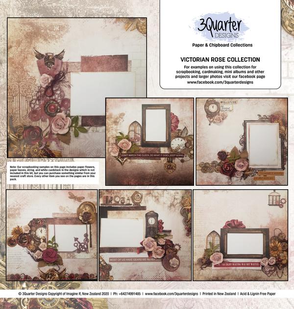 3Quarter Designs - Victorian Rose - Scrap Of Your Life 