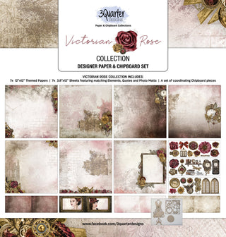 3Quarter Designs - Victorian Rose - Scrap Of Your Life 