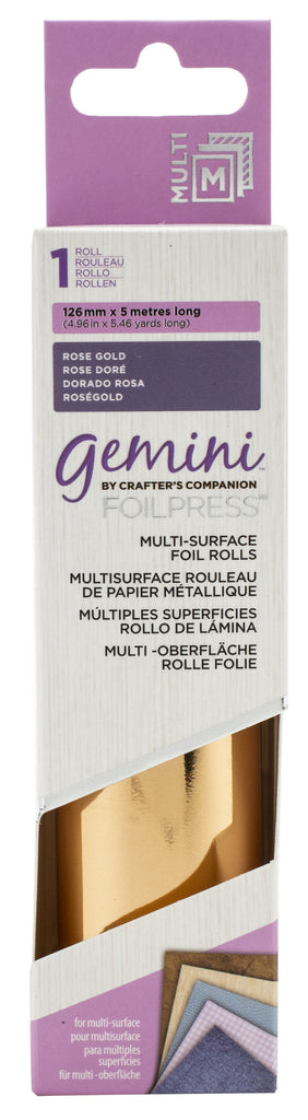 Gemini FoilPress Multi Surface Foil Roll - Rose Gold* - Scrap Of Your Life 