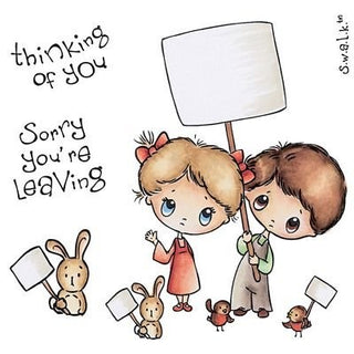 Crafters Companion - SWALK Stamp Thinking of You - Scrap Of Your Life 