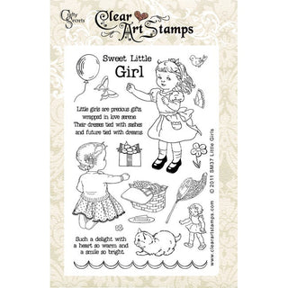 Crafty Secrets - Acrylic Stamps - Little Girls - Scrap Of Your Life 