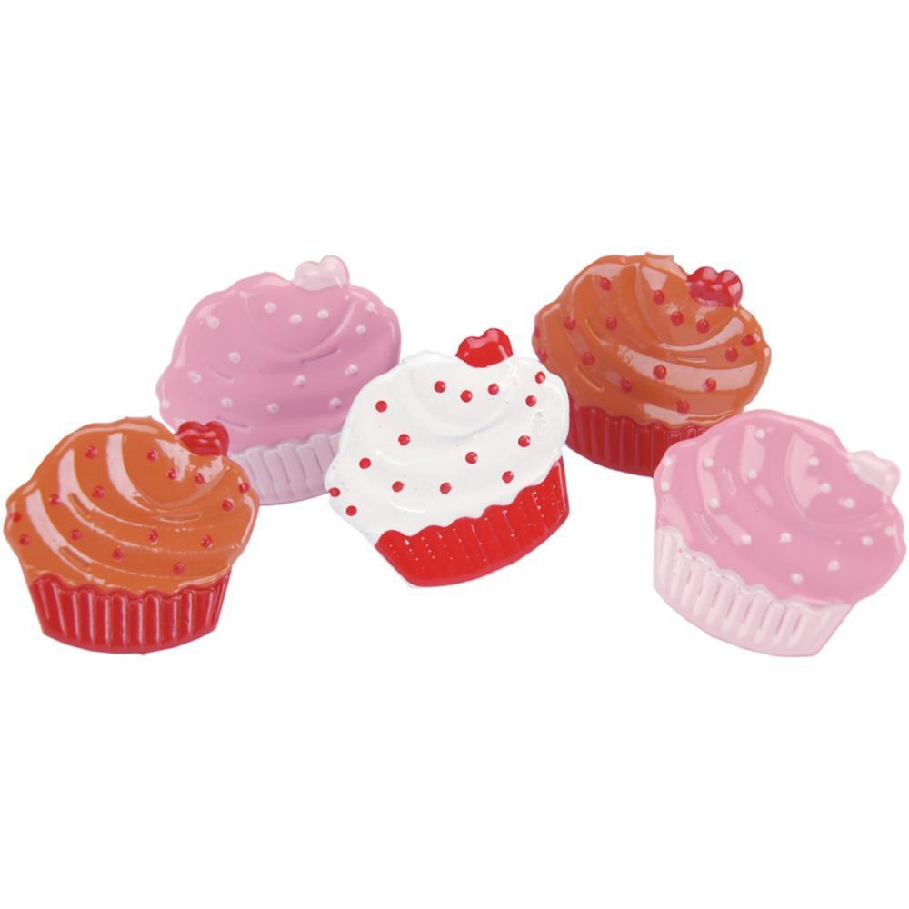 Eyelet Outlet - Shape Brads - Cupcakes - Scrap Of Your Life 