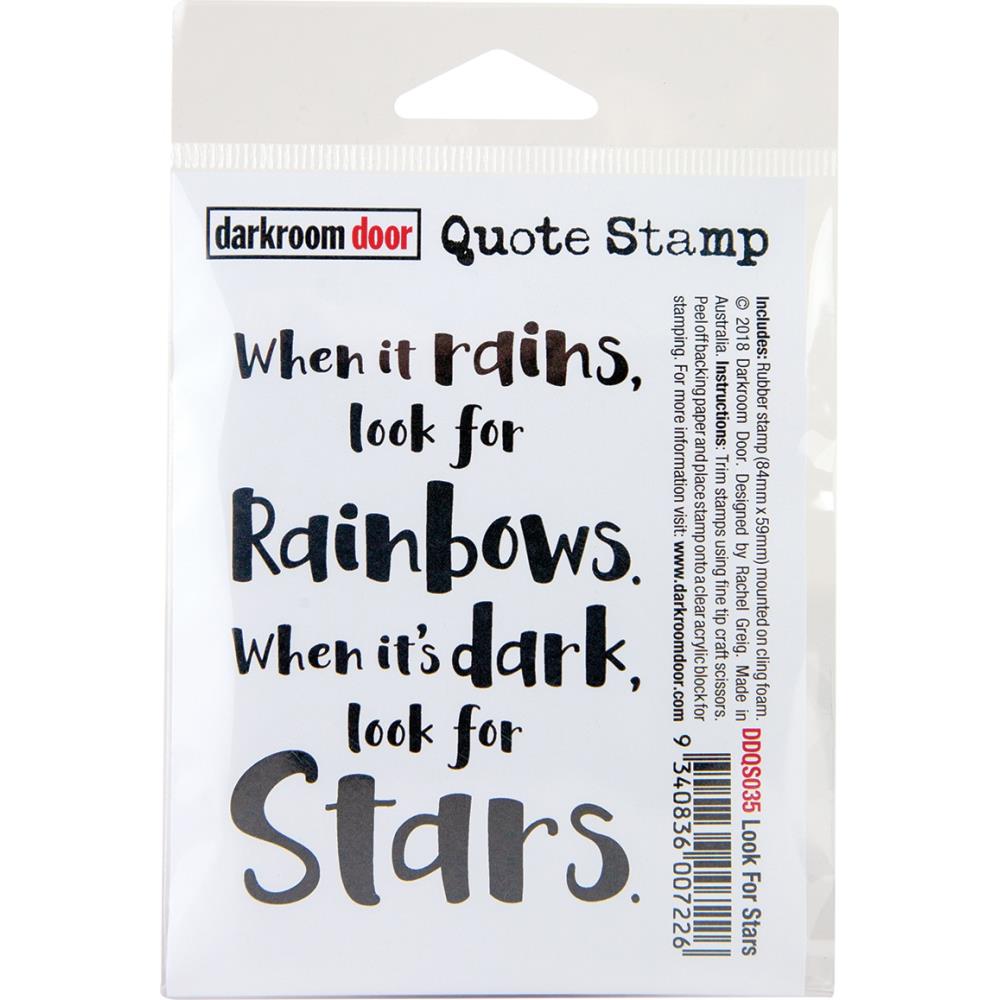 Copy of Darkroom Door - Quote Stamp - Look for Stars - Scrap Of Your Life 