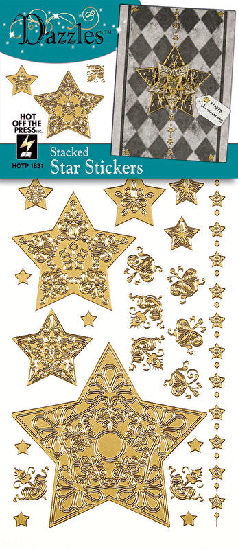 HOTP - Stickers - Dazzles Gold Star