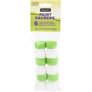 DecoArt  -  Sponge Paint Daubers - 6 pkg - Scrap Of Your Life 