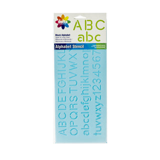 Delta Creative Block Alphabet Stencil 5.25" x 13" - Scrap Of Your Life 