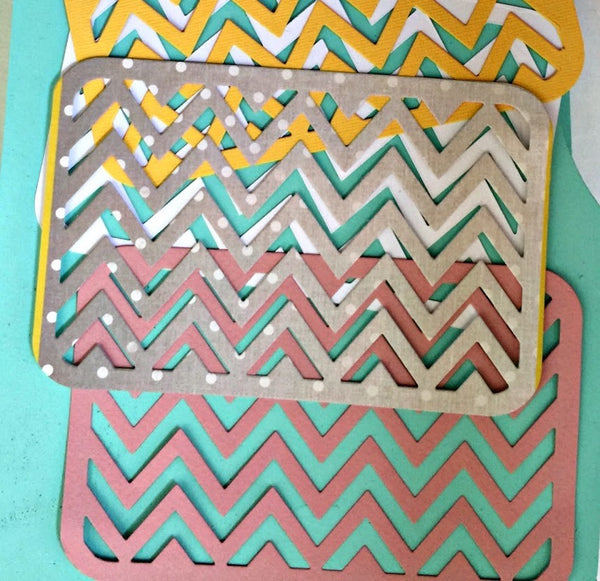 Chevron Die Cuts The Crafters Workshop